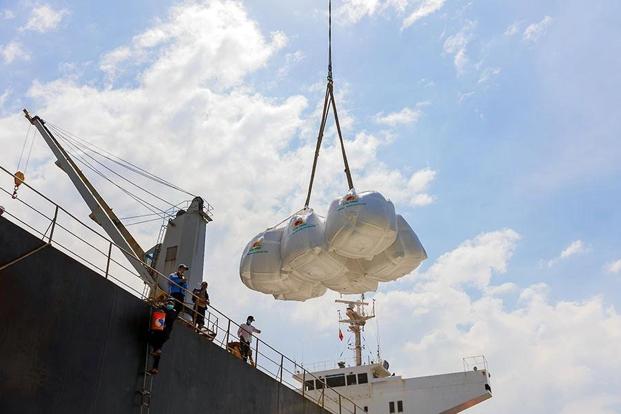 Trước mắt, việc đồng euro mất giá chưa ảnh hưởng nhiều đến xuất khẩu hàng Việt. Ảnh: PM