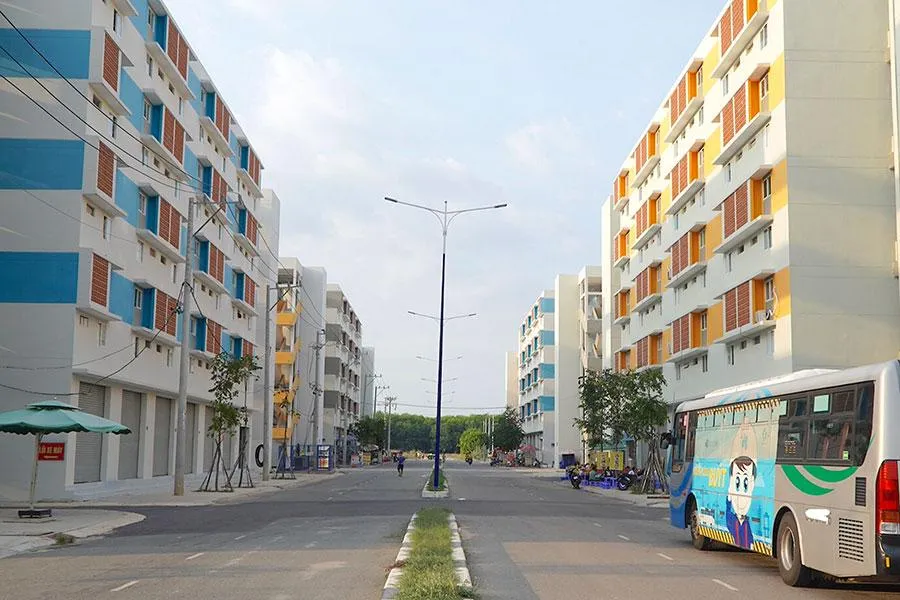 Một dự án nhà ở xã hội tại TP Thủ Dầu Một, tỉnh Bình Dương. Ảnh: QUANG HUY Một dự án nhà ở xã hội tại TP Thủ Dầu Một, tỉnh Bình Dương. Ảnh: QUANG HUY
