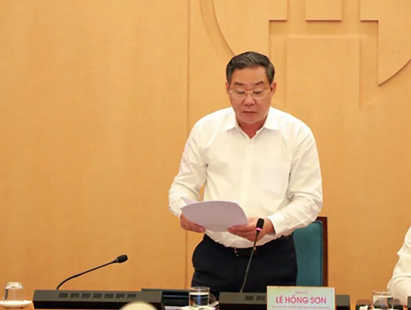 Ông Lê Hồng Sơn, Phó Chủ tịch UBND TP Hà Nội