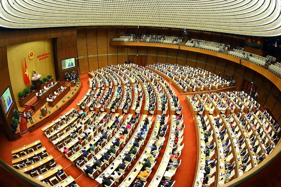 Quang cảnh kỳ họp thứ ba Quốc hội khóa XV. Ảnh: TTXVN