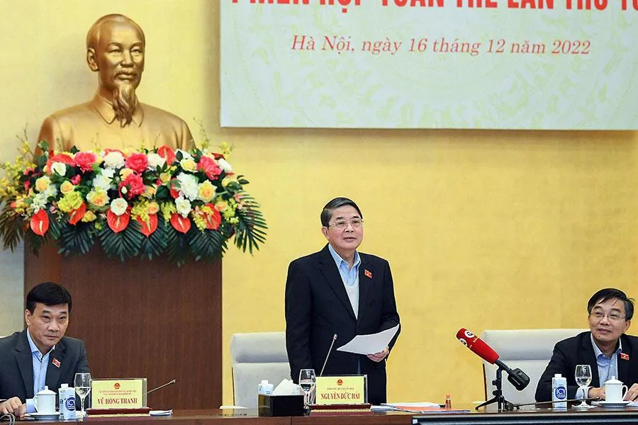 Phó Chủ tịch Quốc hội Nguyễn Đức Hải chỉ đạo các cơ quan liên quan rà soát để hoàn thiện hồ sơ quy hoạch. Ảnh: T.THẮNG