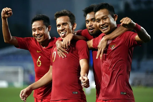 Indonesia, á quân AFF Cup 2021 và đang tiến bộ rất nhanh dưới thời HLV Shin Tae-yong. Ảnh: AFF Indonesia, á quân AFF Cup 2021 và đang tiến bộ rất nhanh dưới thời HLV Shin Tae-yong. Ảnh: AFF