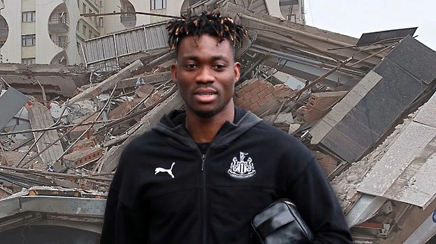 Atsu - cầu thủ được cứu sống kỳ diệu từ cơn động đất ở Thổ Nhĩ Kỳ. Ảnh: GETTY IMAGES