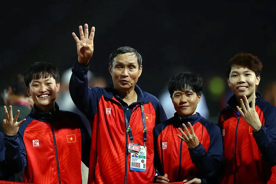 Sau chức vô địch SEA Games thứ tư liên tiếp, thầy trò HLV Mai Đức Chung lại chuẩn bị chuyến tập huấn châu Âu rồi bước vào World Cup 2023 tại New Zealand. Ảnh: ANH PHƯƠNG