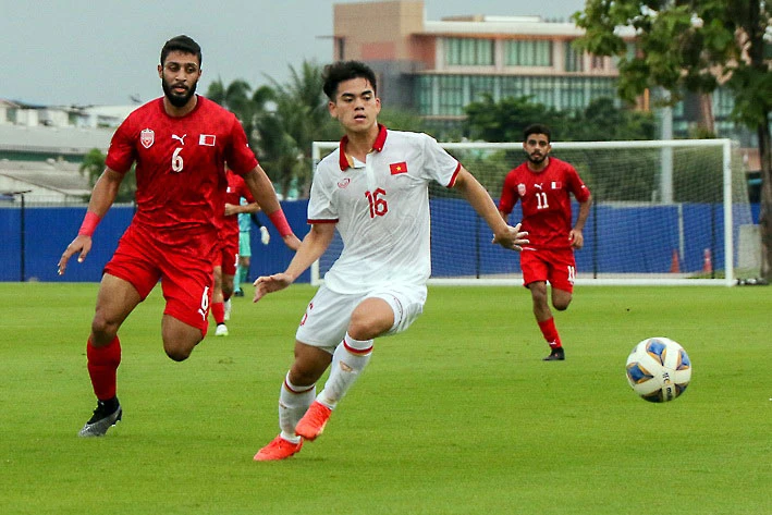 Trận giao hữu duy nhất hòa 1-1 Bahrain và thua ở loạt luân lưu. Ảnh: VFF
