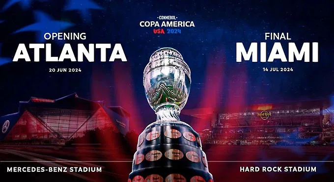 Copa America 2024 bóng sẽ lăn tại Mỹ