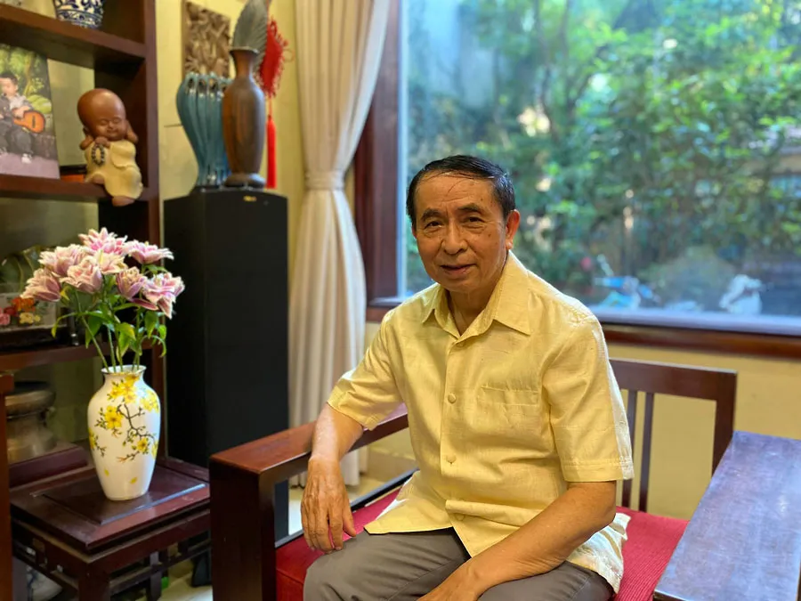 Nhà ngoại giao Nguyễn Vinh Quang, Phó Chủ tịch Hội Hữu nghị Việt - Trung. Ảnh: NGHĨA NHÂN p23_nguyen-vinh-quang.jpg