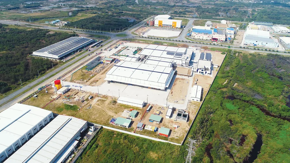 Khu công nghiệp Hiệp Phước áp dụng nhiều giải pháp năng lượng sạch, thiết kế đồng bộ theo tiêu chí khu công nghiệp sinh thái. Ảnh: CTV