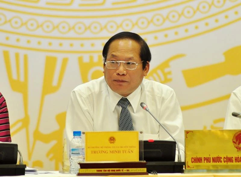 Bộ trưởng Bộ TTTT Trương Minh Tuấn