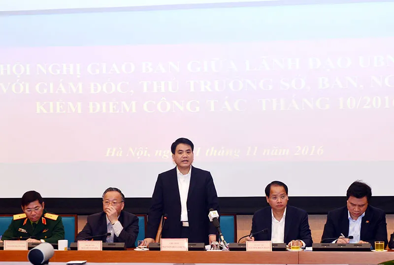 Chủ tịch UBND TP Hà Nội Nguyễn Đức Chung