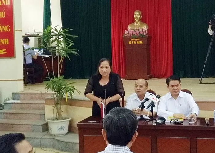 Bãi miễn chức chủ tịch HĐND xã Đồng Tâm của bà Lan ảnh 1 Bãi miễn chức chủ tịch HĐND xã Đồng Tâm của bà Lan ảnh 1