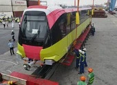 Metro Nhổn - ga Hà Nội sắp vận hành thử toa tầu đầu tiên