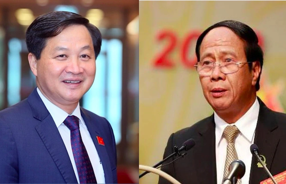 Ông Lê Minh Khái, Lê Văn Thành làm tân Phó Thủ tướng ảnh 1