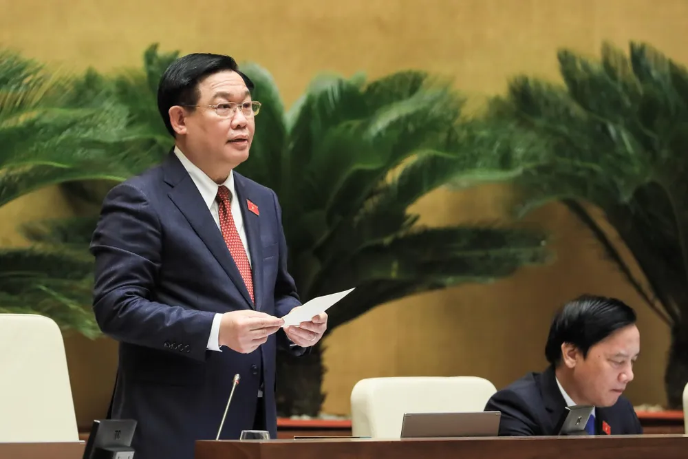 Chủ tịch Quốc hội Vương Đình Huệ