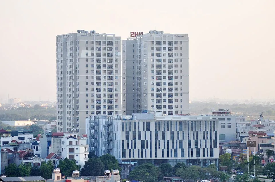 Dự án nhà ở xã hội @Home tại địa bàn phường Yên Sở, quận Hoàng Mai, Hà Nội. (Ảnh: Trọng Phú) Dự án nhà ở xã hội @Home tại địa bàn phường Yên Sở, quận Hoàng Mai, Hà Nội. (Ảnh: Trọng Phú)