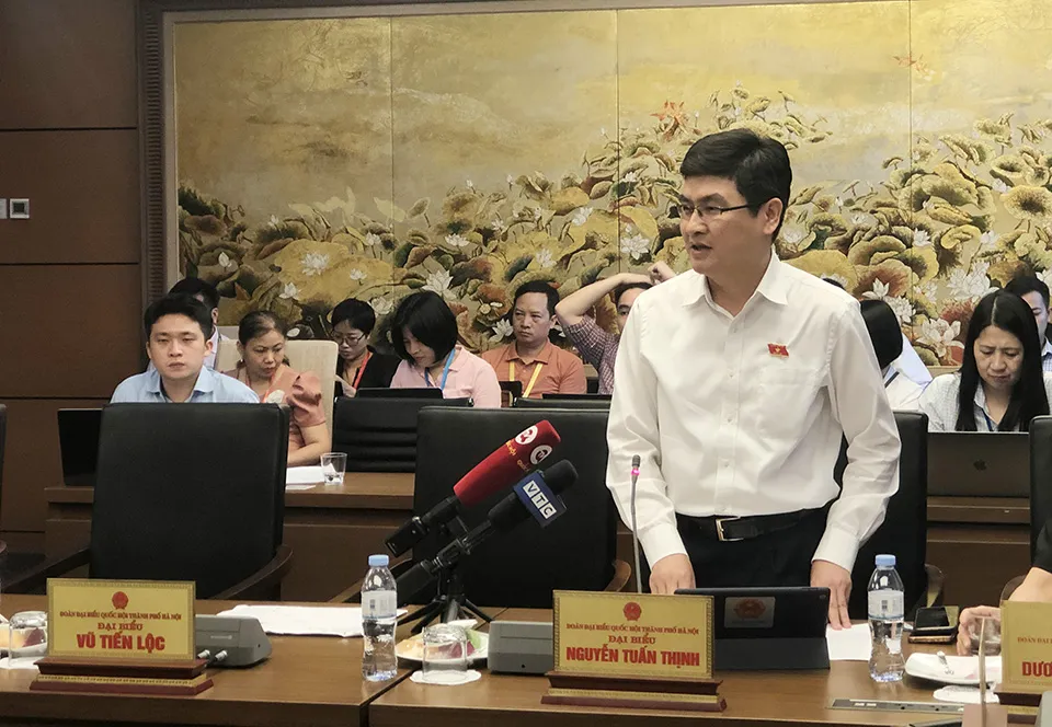 ĐB Nguyễn Tuấn Thịnh, Đoàn ĐBQH TP Hà Nội. Ảnh: TP ĐB Nguyễn Tuấn Thịnh, Đoàn ĐBQH TP Hà Nội. Ảnh: TP