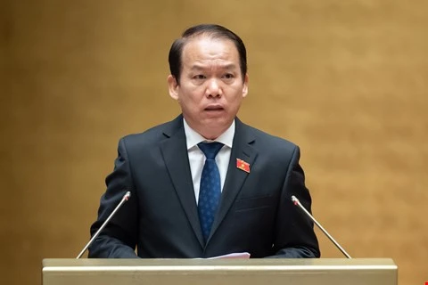 Chủ nhiệm Uỷ ban Pháp Luật Hoàng Thanh Tùng (Ảnh; QH)