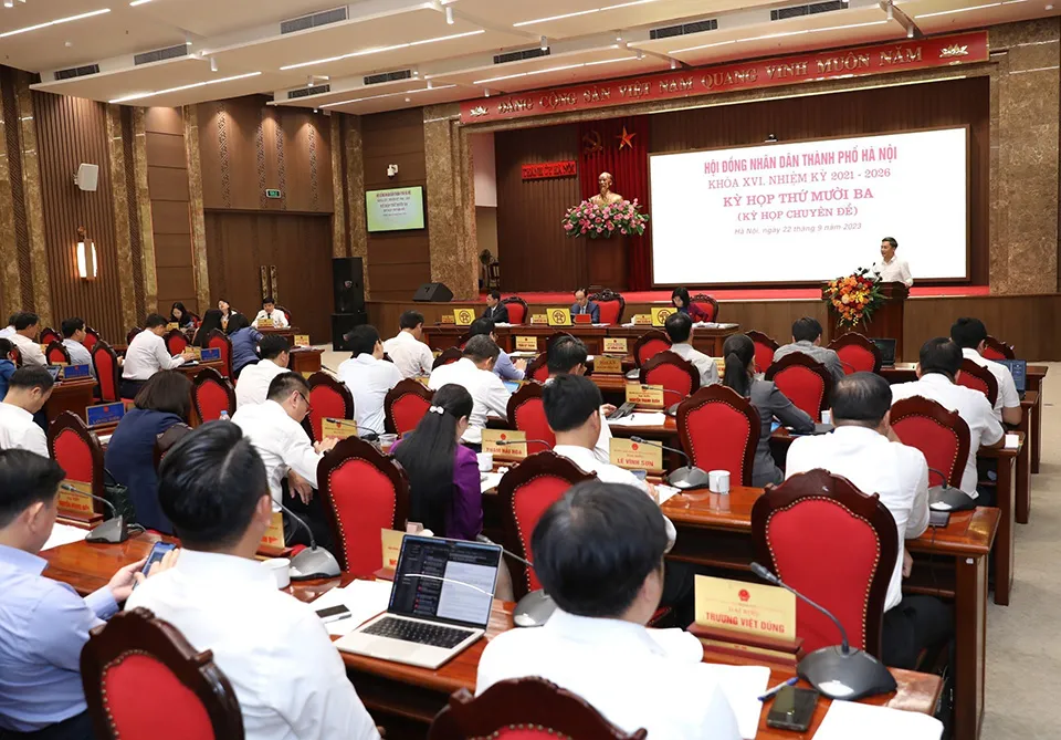 HĐND TP Hà Nội sẽ tổ chức phiên họp giải trình về việc xây dựng trường học công lập của TP Hà Nội. (Ảnh: TP) hdnd-tp-ha-noi.jpg