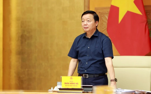 Phó Thủ tướng Trần Hồng Hà (Ảnh: VGP) Phó Thủ tướng Trần Hồng Hà