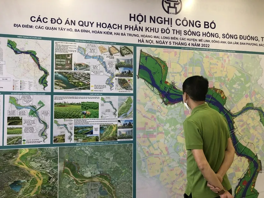 Hà Nội muốn làm công viên tại bãi nổi giữa sông và bãi bồi ven sông Hồng. Ảnh: Trọng Phú Hà Nội thi tuyển ý tưởng quy hoạch công viên bãi giữa sông Hồng