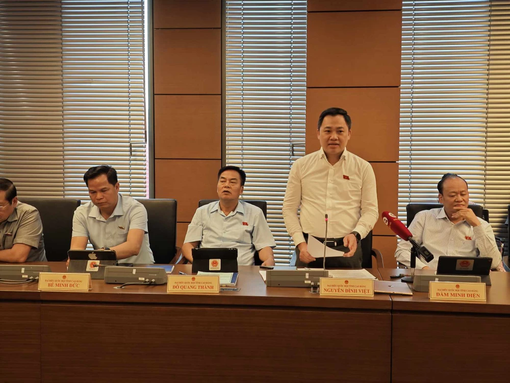Đại biểu Quốc hội Nguyễn Đình Việt, Phó Chủ nhiệm Ủy ban Kinh tế của Quốc hội khóa XV. (Ảnh: Trọng Phú) nghich-ly-thi-truong-vang-viet.jpg