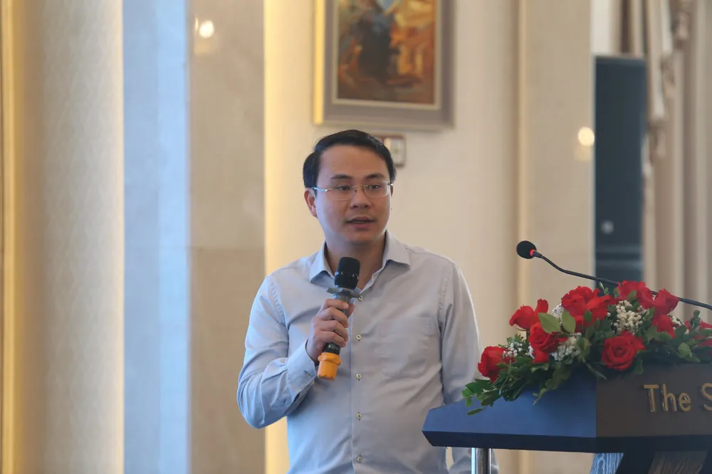 Ông Ngô Mạnh Hà, Phó Cục trưởng Cục Quản lý Tài nguyên nước (Bộ TN&MT). luat-tai-nguyen-nuoc-ha.jpg