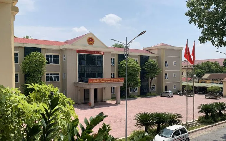 Trụ sở UBND huyện Phú Xuyên, Hà Nội một trong những công trình bị nêu đích danh là chưa được nghiệm thu về PCCC đã đưa vào sử dụng. phòng cháy chữa cháy