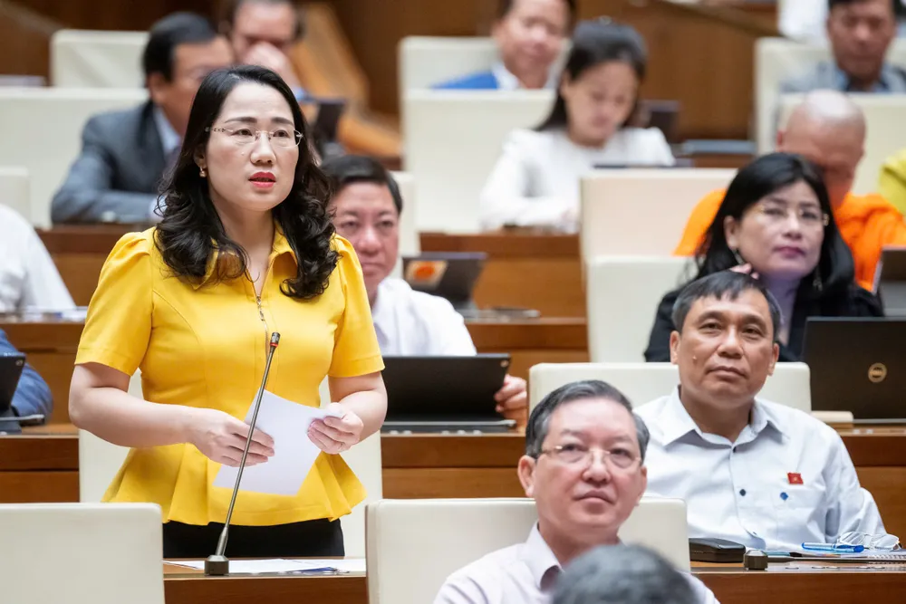 ĐB Nguyễn Thị Thuỷ (đoàn Bắc Kạn). Ảnh: PHẠM THẮNG Giá nhà ở tăng quá cao, bất thường do đâu?