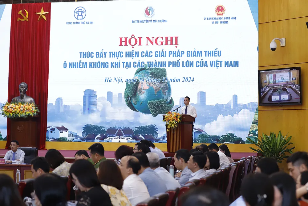 hội nghị “Thúc đẩy thực hiện các giải pháp giảm thiểu ô nhiễm không khí tại các đô thị lớn của Việt Nam”
