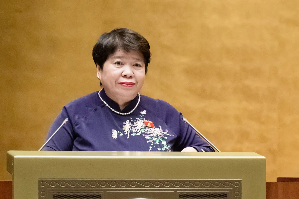 Chủ nhiệm Ủy ban Xã hội Nguyễn Thúy Anh. luat-duoc-sua-doi-thuy-anh.jpg