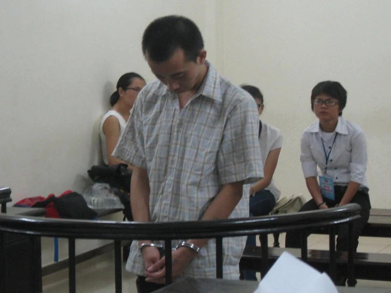 Bị cáo Tâm tại tòa