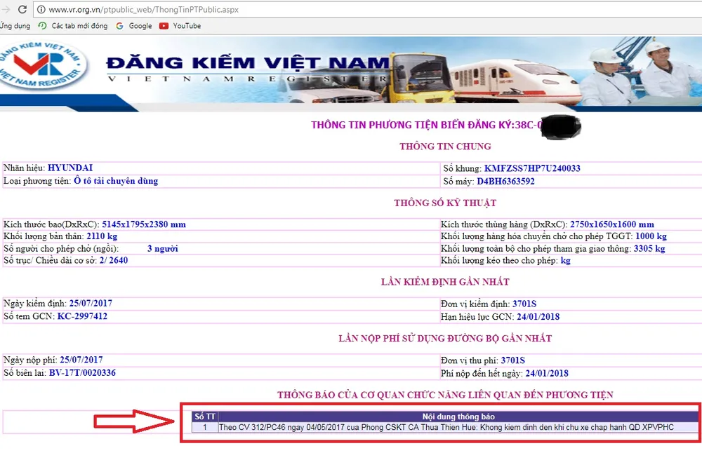 Tài xế có thể tra cứu phạt nguội qua Internet ảnh 2