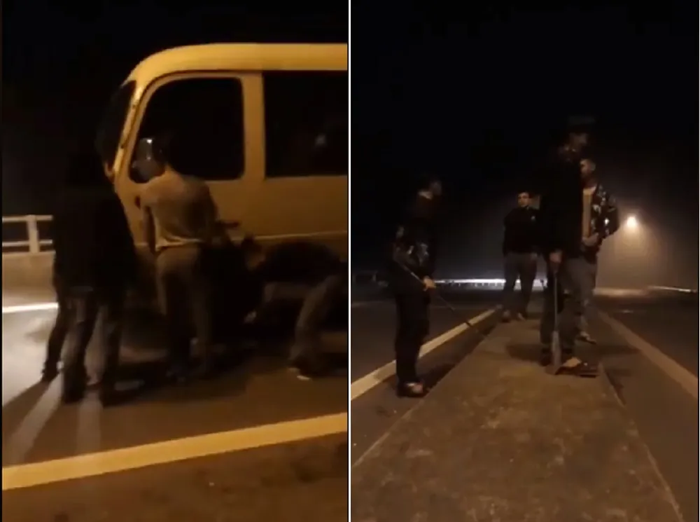 Khởi tố 10 thanh niên livestream chặn xe xin tiền ảnh 1 Khởi tố 10 thanh niên livestream chặn xe xin tiền ảnh 1