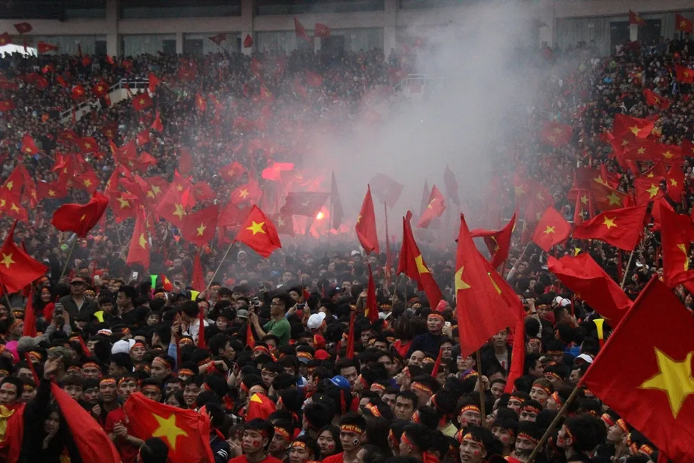 Những hình ảnh không thể quên tại 'chảo lửa' Mỹ Đình ảnh 7