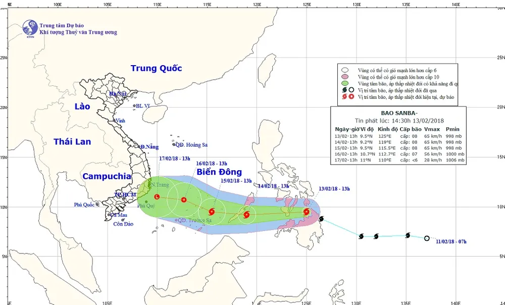 Bộ Công an chỉ đạo khẩn ứng phó bão Sanba ảnh 1 Bộ Công an chỉ đạo khẩn ứng phó bão Sanba ảnh 1