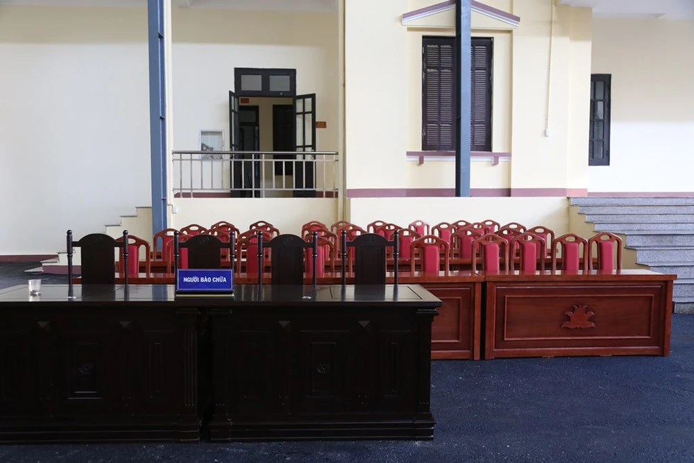 Cận cảnh sân tòa 1.000 m2 xét xử cựu tướng Phan Văn Vĩnh