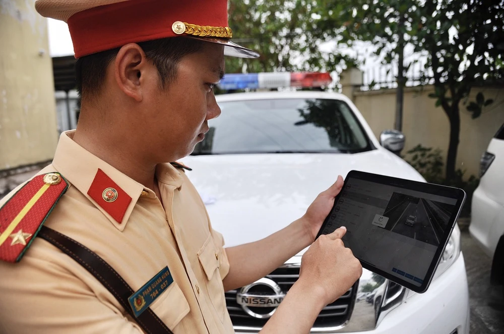 CSGT xử lý vi phạm