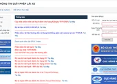 Bộ GTVT cảnh báo website giả mạo tra cứu giấy phép lái xe