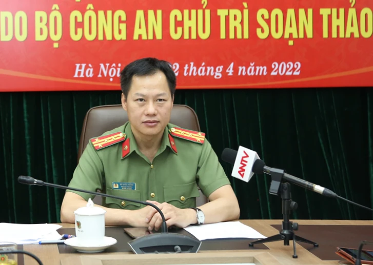 Đại tá Đỗ Khắc Hưởng, Phó Cục trưởng Cục Pháp chế và cải cách hành chính, tư pháp - Bộ Công an. Ảnh: BCA