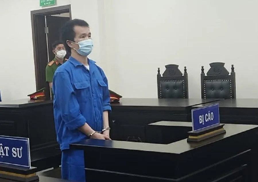 Bị cáo Nguyễn Quốc Tuấn tại tòa. Ảnh: T.T Bị cáo Nguyễn Quốc Tuấn tại tòa. Ảnh: T.T