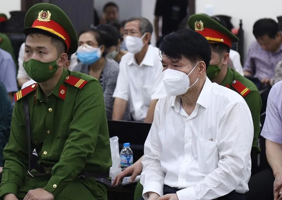 Bị cáo Trương Quốc Cường, cựu thứ trưởng Bộ Y tế. Ảnh: UYÊN TRANG