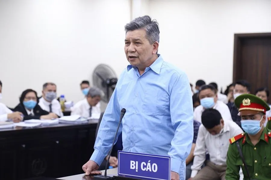 Bị cáo Trần Ngọc Hà, cựu chủ tịch HĐTV, cựu tổng giám đốc VEAM. Ảnh: UYÊN TRANG