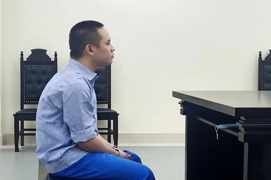 Bị cáo Nguyễn Ngọc Thanh tại tòa. Ảnh: UYÊN TRANG