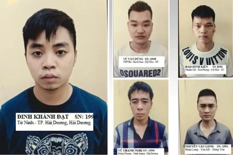 Nhóm 5 bị can trốn khỏi nơi giam giữ. Ảnh: CACC