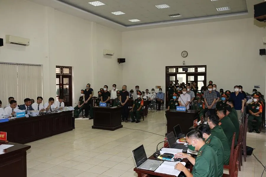 Toàn cảnh phiên tòa. Ảnh: Thông tấn Quân sự Toàn cảnh phiên tòa. Ảnh: Thông tấn Quân sự