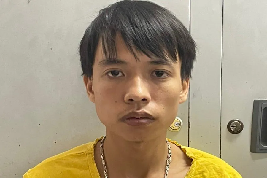 Nguyễn Văn Bàn tại cơ quan công an. Ảnh: CACC Nguyễn Văn Bàn tại cơ quan công an. Ảnh: CACC