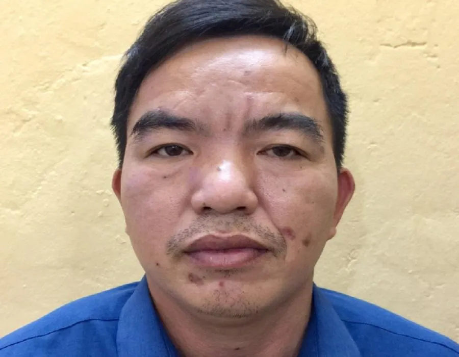 Vũ Văn Định tại cơ quan công an. Ảnh: CACC Vũ Văn Định tại cơ quan công an. Ảnh: CACC