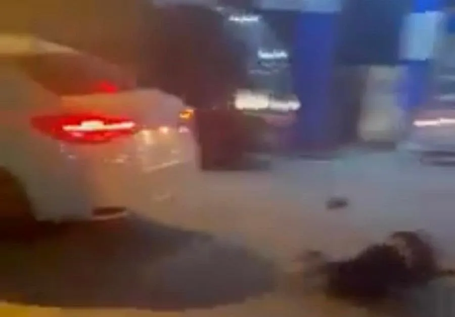 Hiện trường thời điểm xảy ra vụ việc. Ảnh cắt từ clip Hiện trường thời điểm xảy ra vụ việc. Ảnh cắt từ clip