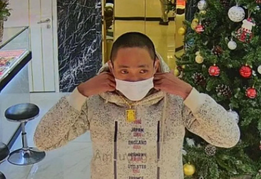 Hình ảnh Đào Ngọc Toàn do camera ghi lại. Ảnh: CACC