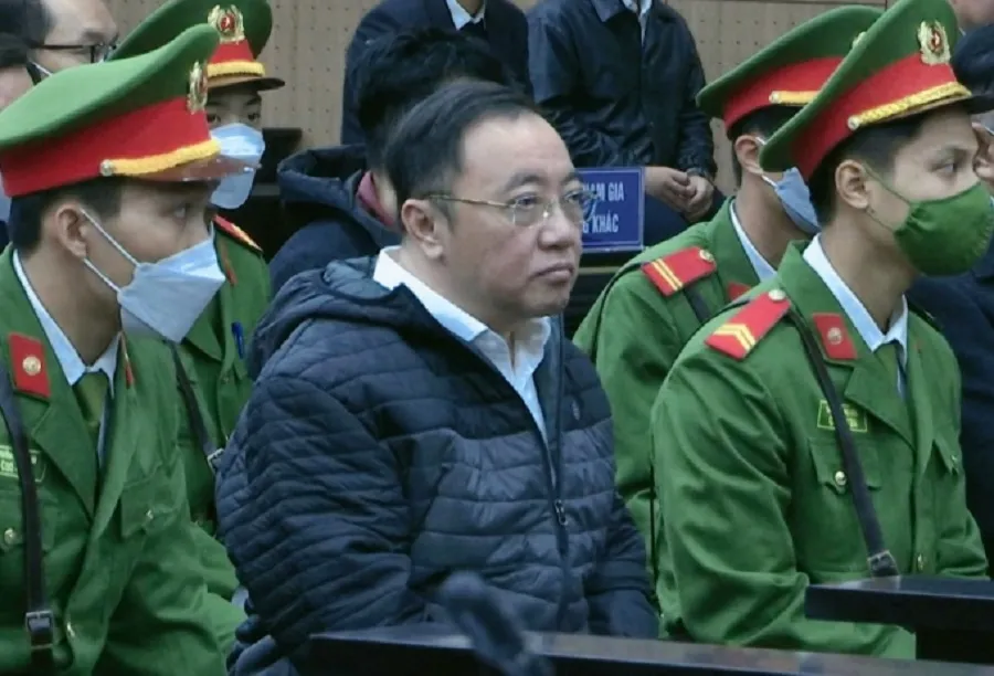 Bị cáo Phan Huy Anh Vũ tại tòa. Ảnh: CTV